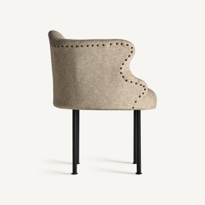 SCAUN ELEGANT CROVIE, DIN METAL SI TEXTIL - IN , DESIGN CONTEMPORAN, VICAL HOME - Img 3