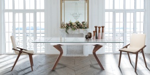 SCAUN ELEGANT, GEMMA, DIN LEMN MASIV SI PIELE ECO, ARTIM GROUP SELECTION - Img 8