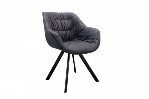 SCAUN GRI ANTIC PENTRU BIROURI/SALI DE CONFERINTA DUTCH COMFORT, DESIGN MODERN ERGONOMIC - Img 2