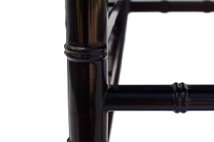 SCAUN PENTRU EVENIMENTE, CHIAVARI AMERICAN, CU PERNITA, DIN MATERIAL PLASTIC FOARTE REZISTENT, NEGRU, STIVUIBIL - Img 2