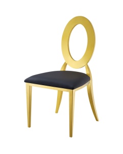 SCAUN PENTRU PROIECTE B2B, GLAMOUR TAP, AURIU/NEGRU, DIN METAL SI PIELE ECO, PENTRU UZ COMERCIAL, ARTIM GROUP SELECTION - Img 4