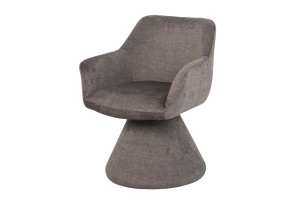 SCAUN ROTATIV, AMBIENTO, REALIZAT DIN MATERIAL TEXTIL, CULOARE MARO/GRI, ARTIM GROUP SELECTION - Img 6