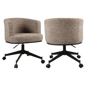 SCAUN ROTATIV PIVOTANT, ROCHENNE, DIN LEMN, METAL SI TEXTIL, DESIGN DEOSEBIT, ARTIM GROUP SELECTION - Img 2