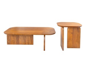 SET 2 MASUTE DE CAFEA, GATSBY, REALIZATE DIN LEMN MASIV DE SALCAM, CULOARE NATUR, ARTIM GROUP SELECTION - Img 5