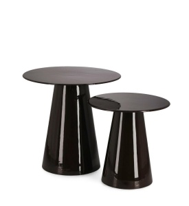 SET 2 MASUTE SALEMA, NEGRE, CONFECTIONATE DIN OTEL, STIL MODERN - Img 1