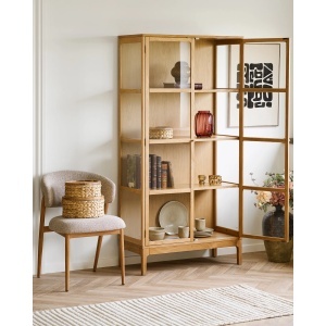 SET 2 SCAUNE DINING CAVI, REALIZAT DIN METAL, FURNIR SI TEXTIL, CULOARE NATUR/NISIPIU, HOUSE NORDIC - Img 9