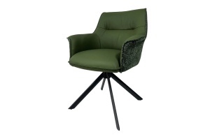 SET 2 SCAUNE ROTATIVE, LE GRAND, VERDE, PIELE ECO SI MATERIAL TEXTIL, ARTIM GROUP SELECTION - Img 7