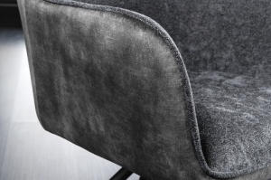 SET 2 SCAUNE ROTATIVE, VERONA, GRI, METAL SI CATIFEA, DESIGN MODERN, ARTIM GROUP SELECTION - Img 5
