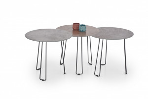 SET 3 MASUTE DE CAFEA TRIPLE 50 - DESIGN VINTAGE - HALMAR