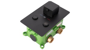 SET DE DUS INCASTRAT REA FENIX DAVIS + BOX, NEGRU, DIN ALAMA, CALITATE SUPERIOARA - Img 6