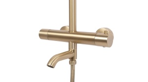 SET DE DUS REA LUNGO CU TERMOSTAT, AURIU PERIAT, DIN ALAMA, CALITATE SUPERIOARA - Img 7
