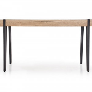 SET DINING MASA YOHANN CU 4 SCAUNE K300 NEGRE/GRI - DESIGN INDUSTRIAL - Img 4