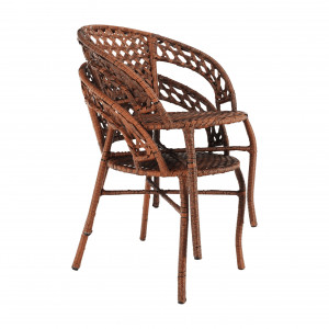 SET GRADINA/TERASA DIN RATAN, 1 MASA SI 2 SCAUNE, MARO, ARTIM GROUP COLLECTION - Img 4