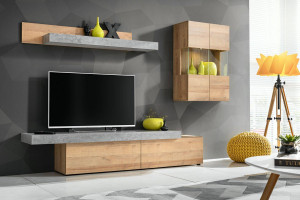 SET MODULAR LIVING CONCRET, RVAJ CR, STIL MODERN, ASM