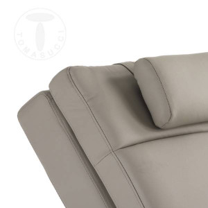 SEZLONG ELEGANT 170CM, SOFIA, COD 2453, STIL MODERN, REALIZAT DIN METAL SI PIELE ECO, DIVERSE NUANTE - Img 2