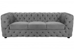 SOFA EXCLUSIV VIP 209CM GRI DIN STOFA DE LUX DESIGN DEOSEBIT - Img 2