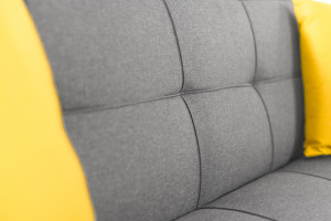 SOFA EXTENSIBILA 164CM DIN STOFA GRI DESCHIS TUI - Img 5