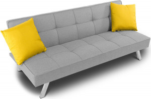SOFA EXTENSIBILA 164CM DIN STOFA GRI DESCHIS TUI - Img 6