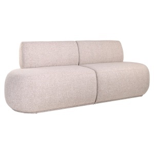 SOFA LIVING SORROBON, DIN METAL, LEMN SI TEXTIL, DE CULOARE MARO, DESIGN MODERN - Img 4