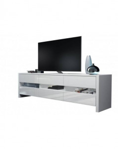 STOC 1 BUC!!! COMODA ALBA TV FOX , DESIGN MODERN - Img 2