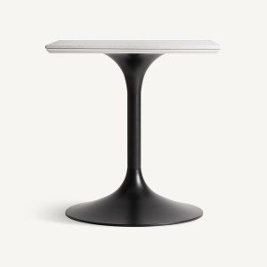 STOC LIMITAT!!! MASA DE BAR PERRIER 75CM, DIN METAL SI PORTELAN ALB, DESIGN EXCLUSIVIST, VICAL HOME