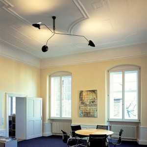 STOC!!! LUSTRA BLACK APP569-3C, DIAMETRU 120 MM, NEGRU, DIN OTEL SI METAL, STIL MODERN - Img 6