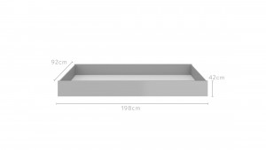 STOC!!! PAT PINETTE 90X200, PENTRU TINERET/BEBELUSI, PLACI LAMINATED DE INALTA CALITATE - Img 3