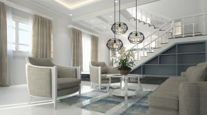 STOC!!!PENDUL 181689, LOFT STYLE, 26x17/107 cm, NEGRU, DIN OTEL SI METAL DE INALTA CALITATE, STIL MODERN, TU - Img 7