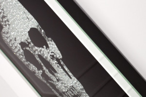 TABLOU DECORATIV MIRROR SKULL 35439 STIL MODERN - Img 3