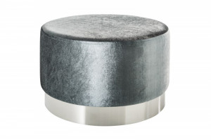 TABURET BAROCK 38580 GRI/ARGINTIU DESIGN MODERN - Img 5