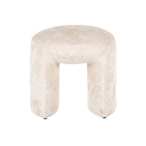 TABURET FARGO CHENILLE ALBA BERGEN 900, S4548, CONFECTIONAT DIN 100% POLIESTER, LEMN SI SPUMA, RICHMOND INTERIOR - Img 3