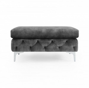 TABURET/MASUTA DE CAFEA, BAROCK 90CM, CATIFEA SI SUPORT DIN LEMN MASIV - Img 3