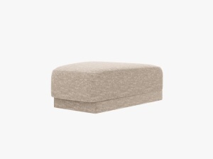 TABURET MILEY, BEJ, CU TAPITERIE DIN TEXTIL CHENILLE HAGA, MICADONI - Img 2