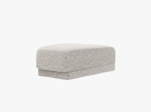 TABURET MILEY, GRI DESCHIS, CU TAPITERIE DIN TEXTIL CHENILLE HAGA, MICADONI - Img 2