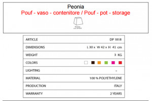 TABURET PEONIA - Img 3