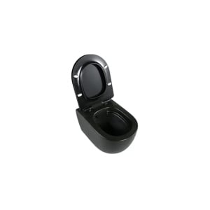 VAS WC SUSPENDAT, CALANI LOYD SLIM, NEGRU, CALITATE SUPERIOARA - Img 3