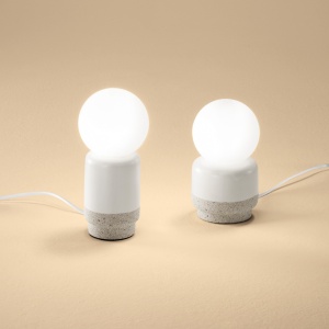 VEIOZA CREAM TL1 D22, ALB, DIN CERAMICA, STIL MODERN - Img 2