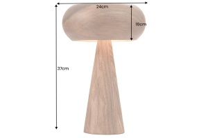 VEIOZA DEOSEBITA, ALVA 40CM, METAL SI LEMN DE SALCAM, ARTIM GROUP SELECTION - Img 3