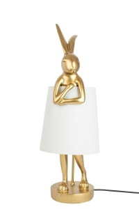 VEIOZA RABBIT 68 AURIU/ALB, CONFECTIONATA DIN IN SI POLIRASINA, STIL MODERN - Img 3