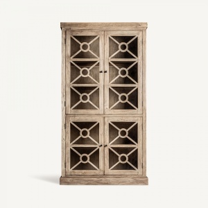 VITRINA DEOSEBITA, GUBIN, STIL COLONIAL, LEMN DE ULM, ARTIM GROUP SELECTION - Img 1
