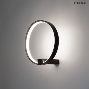 APLICA CIRCLE NEAGRA, CONFECTIONATA DIN ALUMINIU SI ACRIL, STIL MODERN - Img 2