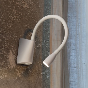 APLICA GOOSE AP, ALB, DIN ALUMINIU, STIL MODERN - Img 2