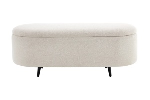 BANCA CU SPATIU DEPOZITARE, VOQUE 110CM, MATERIAL BOUCLE, ARTIM GROUP SELECTION