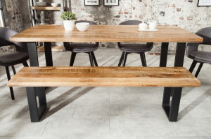 BANCUTA, IRON CRAFT, MANGO, 170CM, DESIGN INDUSTRIAL - Img 2