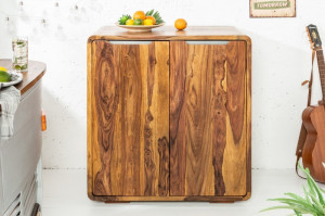 BAR 100CM, DIN LEMN MASIV, GOA SHEESHAM COD 35897, DESIGN RUSTIC - Img 2