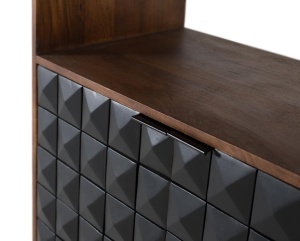 BIBLIOTECA ELEGANTA, COD 1971, 181CM, LEMN DE MANGO SI METAL, ARTIM GROUP SELECTION - Img 4