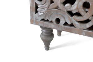 BIBLIOTECA/ORGANIZATOR, 1927, DIN LEMN DE MANGO, SCULPTATE MANUAL, ARTIM GROUP SELECTION - Img 4
