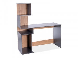BIROU B-007, STEJAR WOTAN/ANTRACIT, DIN PLACI LAMINATE, STIL MODERN, SIGNAL