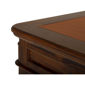 BIROU DE LUX 160CM, DIN LEMN MASIV, CULOARE MARO, ARTIM SELECTION - Img 4