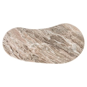 BIROU RASHFORD BLUSH 213522, CONFECTIONAT DIN MARMURA, MDF SI OTEL INOXIDABIL, CULOAREA MAROASPECT DE MARMURA, STIL MODERN - Img 5